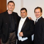 Tim Jansa with Robert J. Ambrose and Adam Frey before a performance of the 3rd movement of "Concierto Iberico" (May 2010)