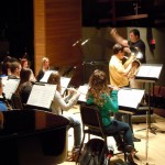 Recording session for "Concierto Ibérico" at the Rialto Center for the Arts (October 2010)